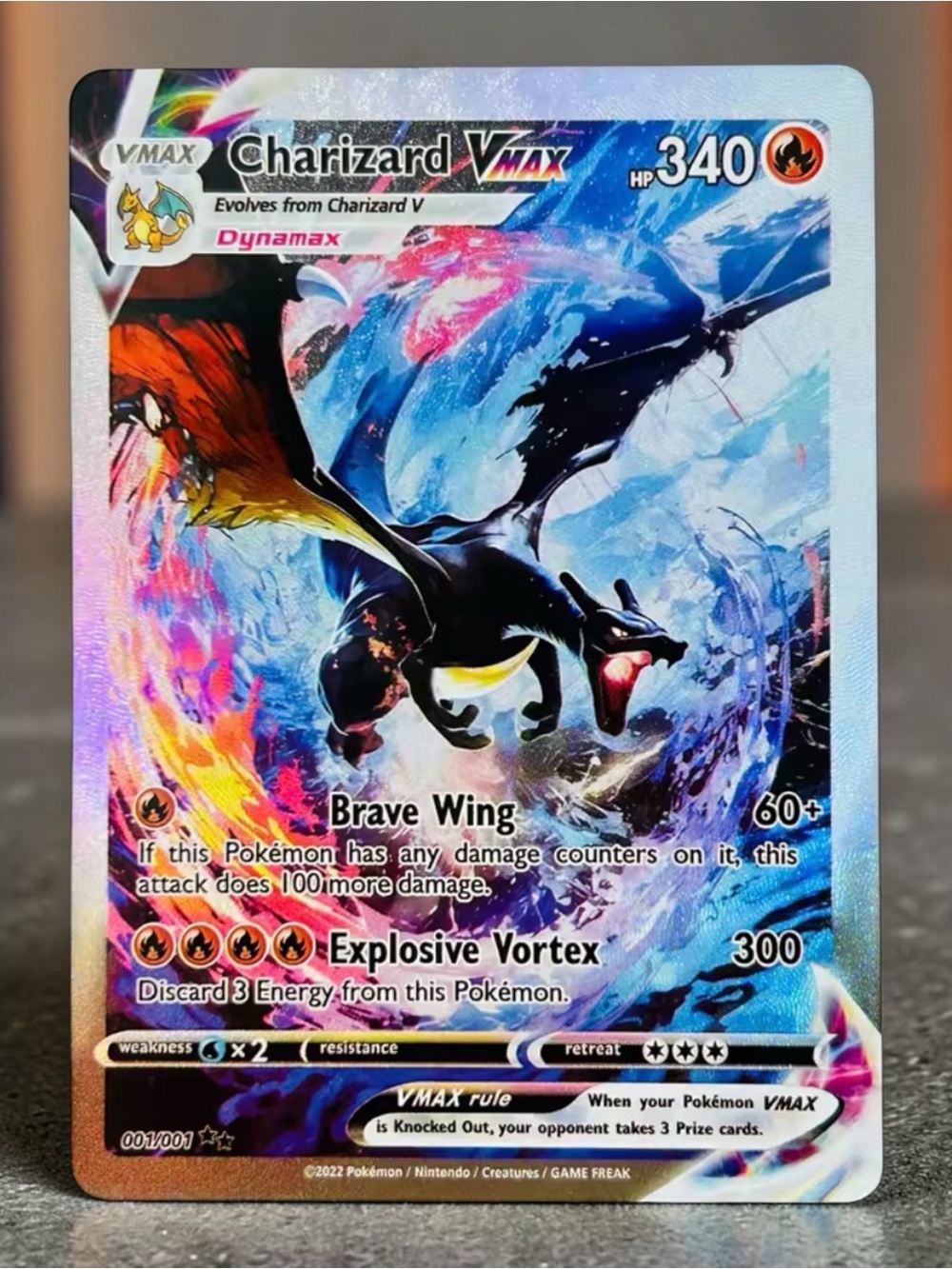 Charizard Vmax fan art card
